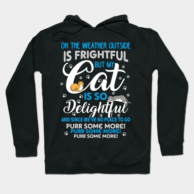 Cats Christmas Song. Meowy Christmas. Hoodie by KsuAnn